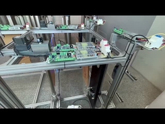 SS304 Fingerabdruckdrehscheibe Eintrittsmanagement Glasschwingdrehscheibe